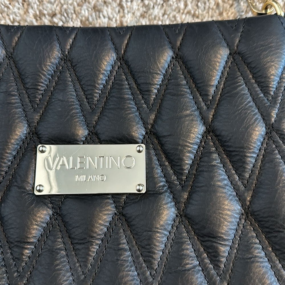 Valentino black leather chain strap bag - Picture 2 of 5